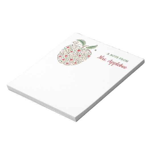 Kennismakingsblad Apple Note Pad van docent Apple Notitieblok (Linkerzijde)