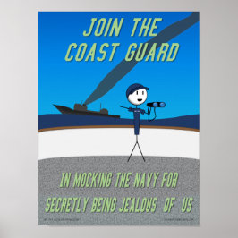 Kenniswet "Join the Coast Guard"-Poster Poster