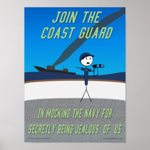 Kenniswet "Join the Coast Guard"-Poster Poster