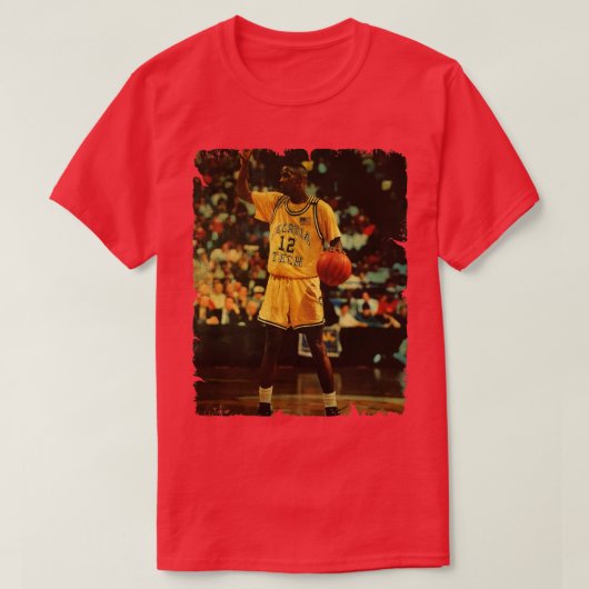 Kenny Anderson  ontwerp van basketbal 2 T-shirt (Design voorkant)