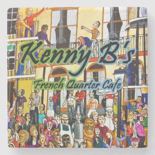 Kenny B's Cajun Seafood Hut, Hilton Head Island Stenen Onderzetter (Voorkant)