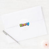 Kenny Classic Round Sticker (Envelop)