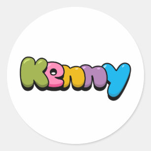 Kenny Classic Round Sticker