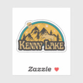 Kenny Lake, Alaska Sticker (Vel)