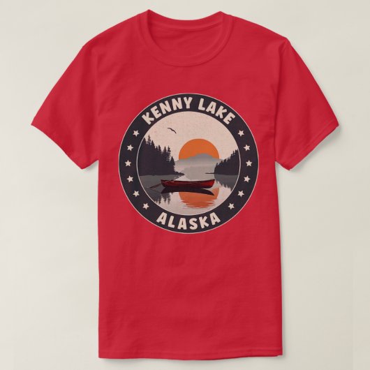 Kenny Lake Alaska Sunset T-shirt (Design voorkant)