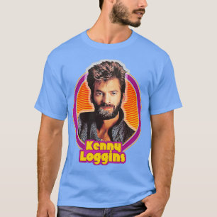 Kenny Loggins jaren '80 Esthetisch Fan Art Design T-shirt
