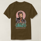 Kenny Loggins jaren '80 Esthetisch Fan Art Design  T-shirt (Design voorkant)