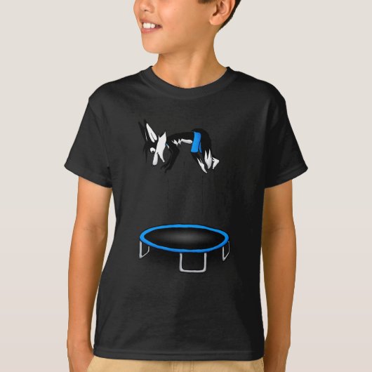 Kenny over trampoline t-shirt (Voorkant)