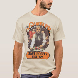 Kenny Rogers, de gokker retro klassieke land T-shirt