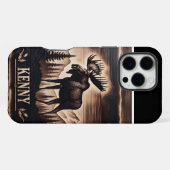 Kenny's Eland Houtbranden iPhone Hoesje (Achterkant horizontaal)