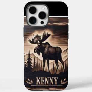 Kenny's Moose Wood Burning iPhone 16 Pro Max Hoesje