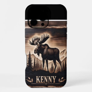 Kenny's Moose Wood Burning iPhone 16 Pro Max Hoesje