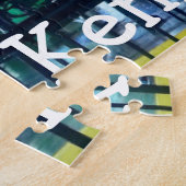 Kennywood Park Carousel Pittsburgh Jigzaag Puzzle Legpuzzel (Zijkant)