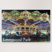 Kennywood Park Carousel Pittsburgh Jigzaag Puzzle Legpuzzel (Horizontaal)