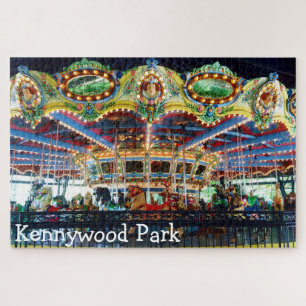 Kennywood Park Carousel Pittsburgh Jigzaag Puzzle Legpuzzel