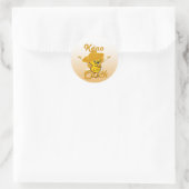 Keno Chick #10 Ronde Sticker (Tas)