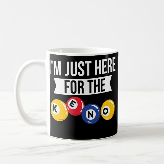 Keno Game Player Slot Machine Numbers Casino Koffiemok (Links)