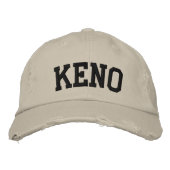 Keno geborduurd Pet (Voorkant)