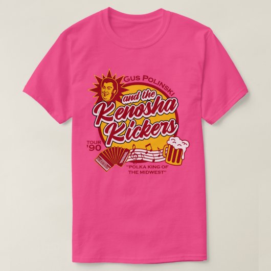 Kenosha Kickers Tour jaren '90 T-shirt (Design voorkant)