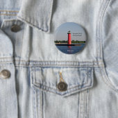 Kenosha Noord Pierhead Lichtknop Ronde Button 5,7 Cm (In situ)