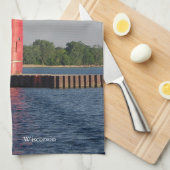 Kenosha North Pierhead Lichte keukenhanddoek (Quarter Fold)