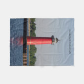 Kenosha North Pierhead Light fleece deken (Voorkant (Horizontaal))