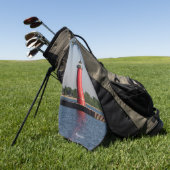 Kenosha North Pierhead Light golfhanddoek (Groen)