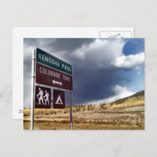 Kenosha Pass in Herfst Briefkaart (Voorkant / Achterkant)