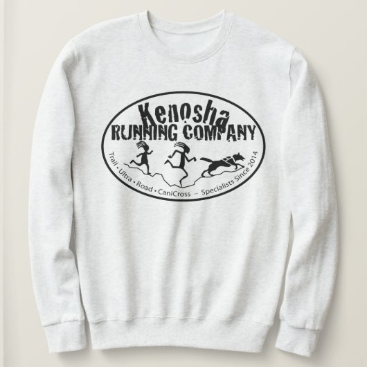 Kenosha Running Company Women's Creweck Trui (Design voorkant)