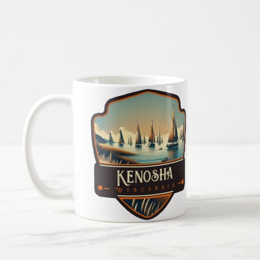 Kenosha, Wisconsin | Antiek Koffiemok (Links)