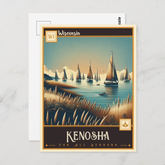 Kenosha, Wisconsin | Briefkaart (Voorkant / Achterkant)