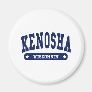 Kenosha Wisconsin College Style-T-shirts Magneet