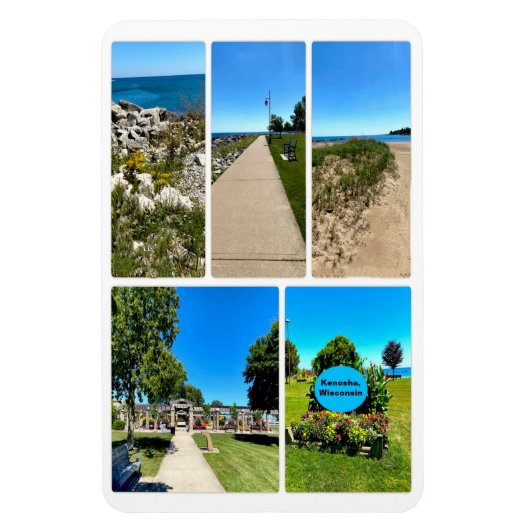 Kenosha, Wisconsin Magneet (Verticaal)