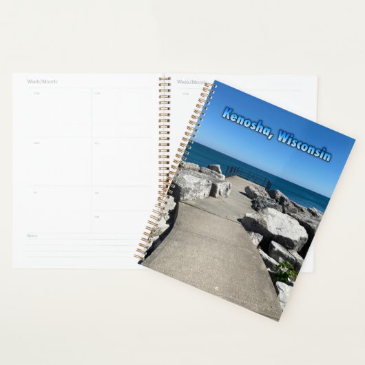 Kenosha, Wisconsin op Lake Michigan Planner (Display)