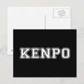 Kenpo Briefkaart (Voorkant / Achterkant)
