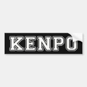 Kenpo Bumpersticker (Voorkant)