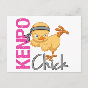 Kenpo Chick Briefkaart