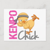 Kenpo Chick Briefkaart (Voorkant)