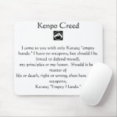 Kenpo Creed Muismat (Met muis)