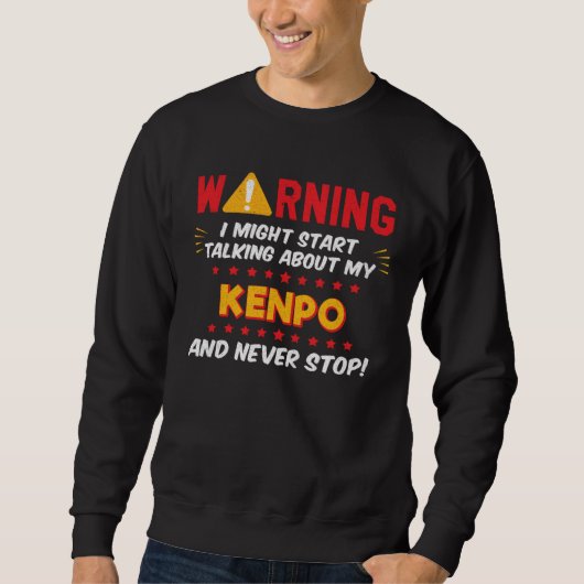 Kenpo grapische grap trui (Voorkant)