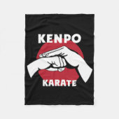 Kenpo Karate 1 Fleece Deken (Voorkant)