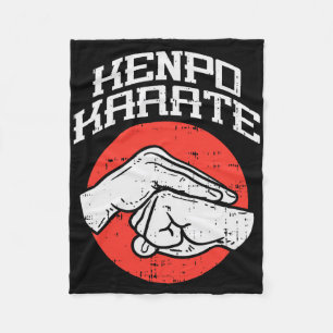 Kenpo Karate Aanhef Kempo Martial Arts Mannen Wom Fleece Deken