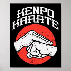 Kenpo Karate Aanhef Kempo Martial Arts Mannen Wom Poster
