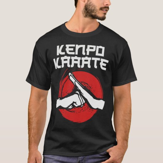 Kenpo Karate Aanhef Kempo Martial Arts Mannen Wom T-shirt (Voorkant)