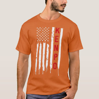 Kenpo Karate American Flag T-shirt