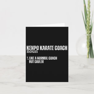 Kenpo Karate Coach Definitie Grappig Trots Amerika Kaart