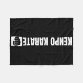 Kenpo Karate Coach  verontruste Amerikaanse Ken Fleece Deken (Voorkant (Horizontaal))