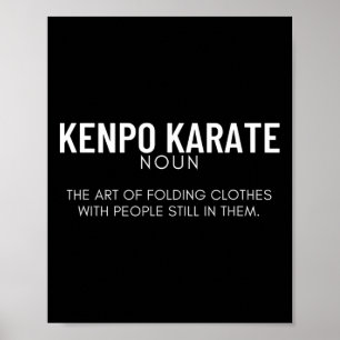 Kenpo Karate Definitie Grappig Amerikaans Kenpo Poster