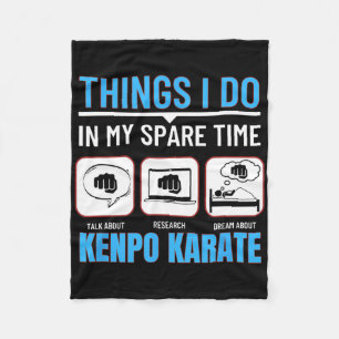 Kenpo Karate Dingen Die Ik Doe In Mijn Vrije Tijd Fleece Deken