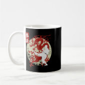 Kenpo Karate Dragon Symbool Koffiemok (Links)